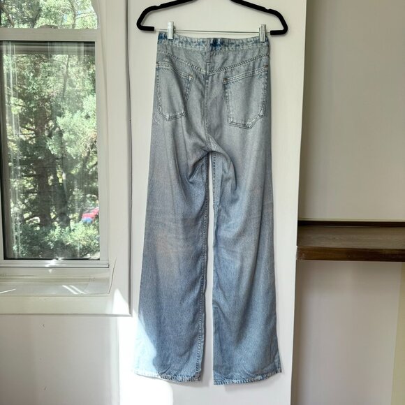 NWT Rag & Bone Liquid Miramar Logan Pants Tencel Sweatpant Jeans in Meadow 23 - Picture 9 of 14